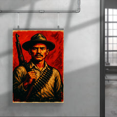 Farabundo Martí rebel portrait poster 4