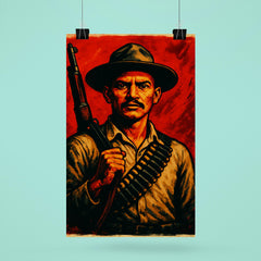 Farabundo Martí rebel portrait poster 6