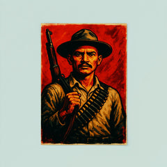 Farabundo Martí rebel portrait poster 8