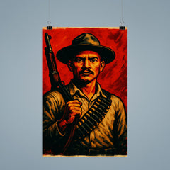 Farabundo Martí rebel portrait poster 9
