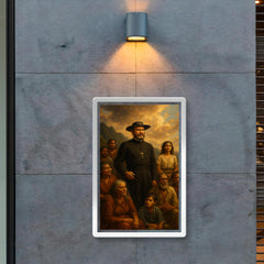 Father Damien among Molokai exiles poster 2