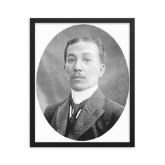 Felipe Agoncillo framed print on a plain backdrop in size 16"x20".