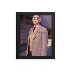 Felix Pollak framed print on a plain backdrop in size 8"x10".