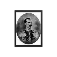 Felix Sumarokov framed print on a plain backdrop in size 12"x16".