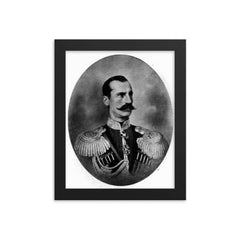 Felix Sumarokov framed print on a plain backdrop in size 8"x10".