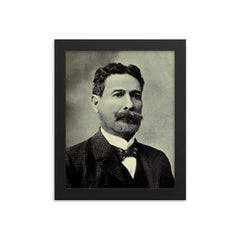 Fernando Figueroa framed print on a plain backdrop in size 8"x10".