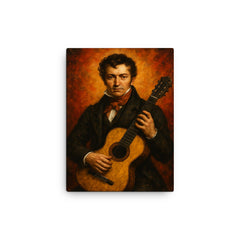 Fernando Sor canvas print on a plain backdrop in size 12"x16".
