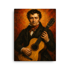 Fernando Sor canvas print on a plain backdrop in size 16"x20".