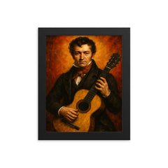 Fernando Sor framed print on a plain backdrop in size 8"x10".