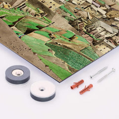 Fetges, France by Charles Rennie Mackintosh metal print mockup