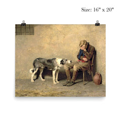 Fidelity by Briton Riviere, 1869 poster 2