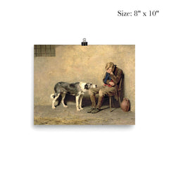 Fidelity by Briton Riviere, 1869 poster 4