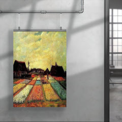 Fields of Tulips by Vincent van Gogh, 1883 poster 4