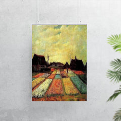 Fields of Tulips by Vincent van Gogh, 1883 poster 7