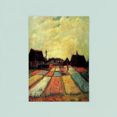 Fields of Tulips by Vincent van Gogh, 1883 poster 8
