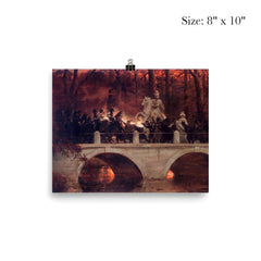 Fighting Between Polish Insurgents and Russian Cuirassiers in Łazienki Park by Wojciech Kossak poster 4