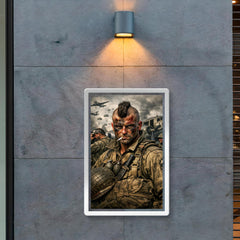 Filthy Thirteen Mohawk haircut before D Day jump poster 2