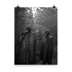 Finnish Soldiers in NBC Gear, 1961 poster on a plain backdrop in size 8"x10".