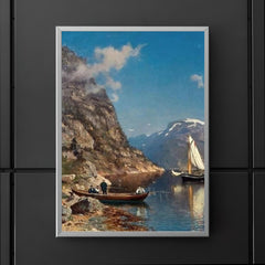 Fiord Landscape by Morten Müller, 1877 poster 5