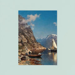 Fiord Landscape by Morten Müller, 1877 poster 8