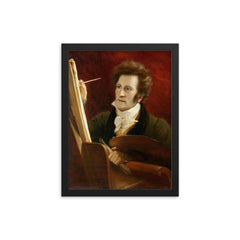 Firmin Massot framed print on a plain backdrop in size 12"x16".