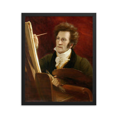 Firmin Massot framed print on a plain backdrop in size 16"x20".