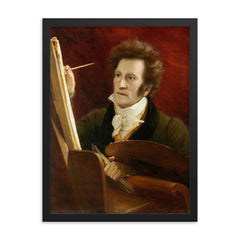 Firmin Massot framed print on a plain backdrop in size 18"x24".