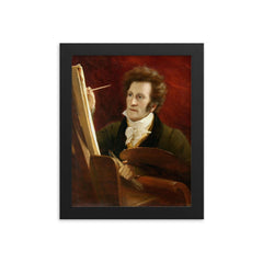 Firmin Massot framed print on a plain backdrop in size 8"x10".