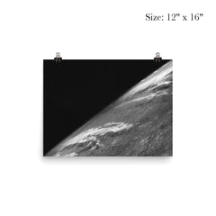 First Photo of Earth from Outer Space, October 24th 1946 poster 3