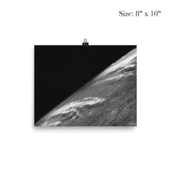 First Photo of Earth from Outer Space, October 24th 1946 poster 4
