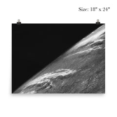 First Photo of Earth from Outer Space, October 24th 1946 poster 5