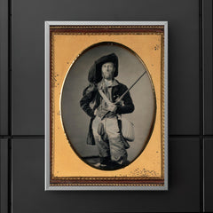 Fisherman Portrait with Fishing Pole by William C. North, c. 1850 poster 5