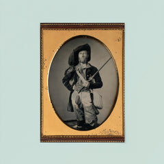 Fisherman Portrait with Fishing Pole by William C. North, c. 1850 poster 8