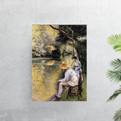 Fishing by Gustave Caillebotte, 1878 poster 7