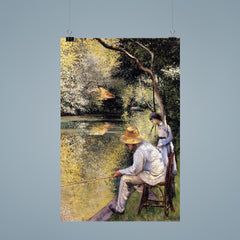 Fishing by Gustave Caillebotte, 1878 poster 9