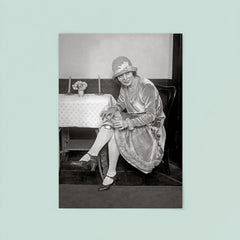 Flask Hidden in Garter, 1926 - A woman reveals a flask hidden in her garter during the Prohibition era poster 8