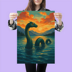 Flathead Lake USA Flessie poster 3