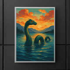 Flathead Lake USA Flessie poster 5