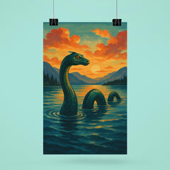 Flathead Lake USA Flessie poster 6