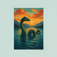 Flathead Lake USA Flessie poster 8