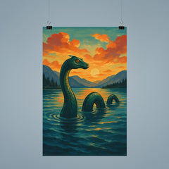 Flathead Lake USA Flessie poster 9