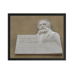 Florian Ceynowa framed print on a plain backdrop in size 16"x20".