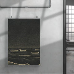 Fluorescent Sea by M C Escher, 1933 poster 4