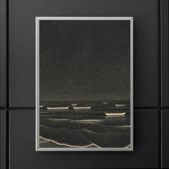 Fluorescent Sea by M C Escher, 1933 poster 5