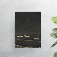 Fluorescent Sea by M C Escher, 1933 poster 7