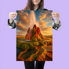 Fly Geyser Nevada USA poster 3