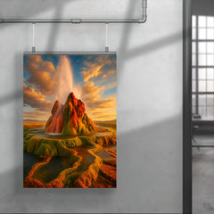 Fly Geyser Nevada USA poster 4