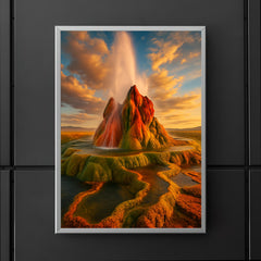 Fly Geyser Nevada USA poster 5