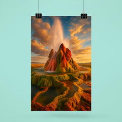 Fly Geyser Nevada USA poster 6