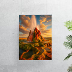 Fly Geyser Nevada USA poster 7